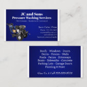 Blue Pressure Washing Company Visitenkarte (Vorne/Hinten)