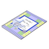Blue Prince Baby Shower Notebook Notizblock (Linke Seite)