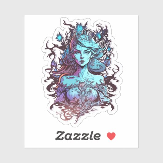 Blue Princess Aufkleber (Blatt)