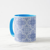Blue Print Tasse (Vorderseite Links)