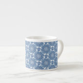 Blue Print Tile Espressotasse (Vorderseite Rechts)