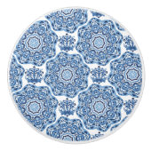 Blue Print Tile Keramikknauf (Vorderseite)