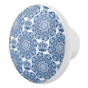Blue Print Tile Keramikknauf