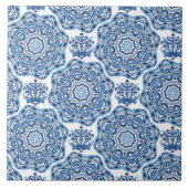 Blue Print Tile Trivet Fliese (Vorderseite)