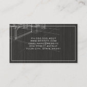 Blue Prints | Architekturwerkzeuge | Bau Visitenkarte (Rückseite)