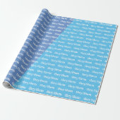 Blue Pronoun Sie/sie Geschenkpapier (Ungerollt)