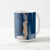 Blue Pulse of Stillness Kaffeetasse (VorderseiteRechts)