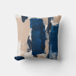 Blue Pulse of Stillness Kissen