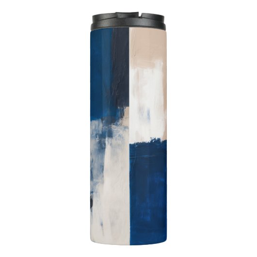 Blue Pulse of Stillness Thermosbecher (Rückseite)