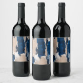 Blue Pulse of Stillness Weinetikett (Flaschen)