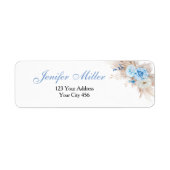 Blue Pumpkin Address Labels (Vorne)