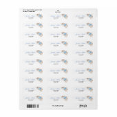 Blue Pumpkin Address Labels (Vorne)