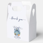 Blue Pumpkin auf dem Weg Fall Boy Baby Dusche Geschenkschachtel (Geöffnet)