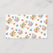 Blue Pumpkin Autumn Wie viele Candies Begleitkarte (Rückseite)