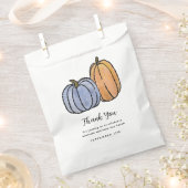 Blue Pumpkin Baby Boy Dusche Gefallen Geschenktütchen (Ausgeschnitten)