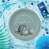 Blue Pumpkin Baby Dusche Pappteller (Party)