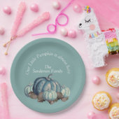 Blue Pumpkin Baby Dusche Pappteller (Party)