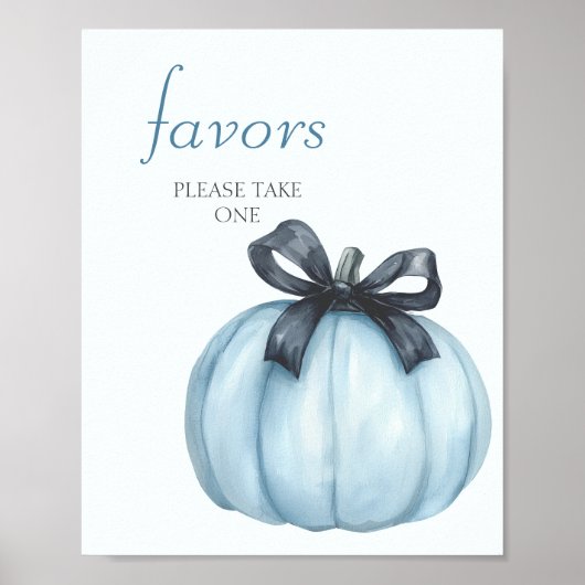Blue Pumpkin Baby Duwer Favorits Poster (Vorne)