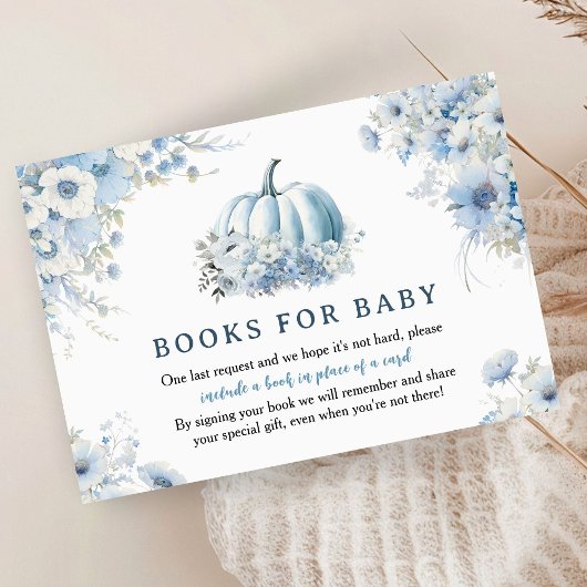 Blue Pumpkin Baby Showdown Books for Baby Begleitkarte