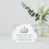 Blue Pumpkin Baby Showdown Books for Baby Begleitkarte (Stehend Vorderseite)