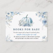 Blue Pumpkin Baby Showdown Books for Baby Begleitkarte (Vorderseite)