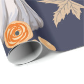 Blue Pumpkin Geschenk Wrap | Herbstgeschenkwrap Geschenkpapier (Rolleneckpunkt)