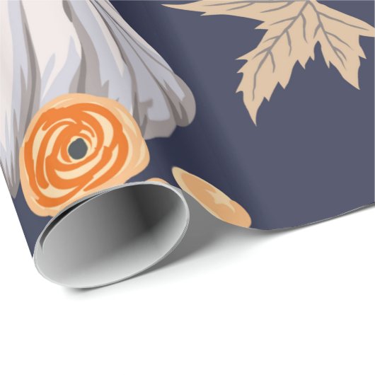 Blue Pumpkin Geschenk Wrap | Herbstgeschenkwrap Geschenkpapier (Rolleneckpunkt)