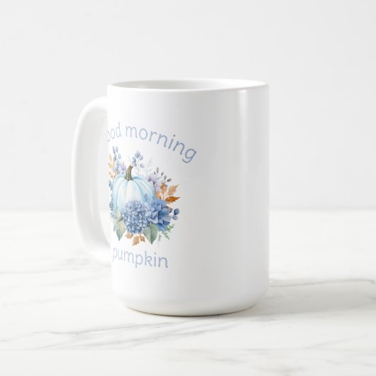 Blue Pumpkin Kaffeetasse (Vorderseite Links)