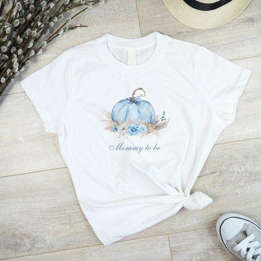 Blue Pumpkin Mommy zu sein T-Shirt