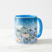 Blue Pumpkin Night Dreams Tasse (VorderseiteRechts)