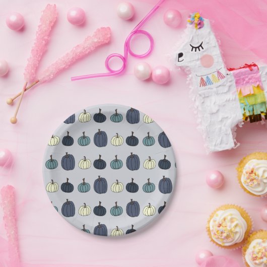 Blue Pumpkin Paper Teller (Party)