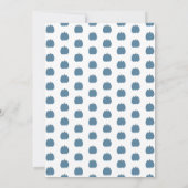 Blue Pumpkin Patch Halloween Pumpkins Wagon Einladung (Rückseite)