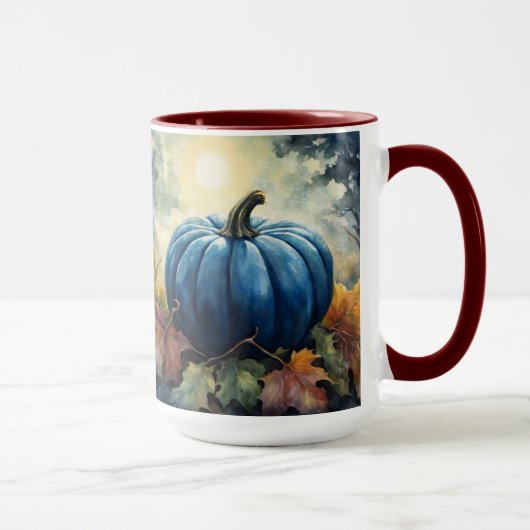 Blue Pumpkin - Tasse, Cup, Tasse (Rechts)
