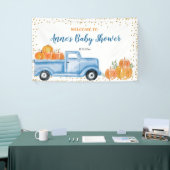 Blue Pumpkin Truck Baby Dusche Party Banner (Messeveranstaltung)
