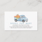 Blue Pumpkin Truck Gingham Books for Baby Begleitkarte (Vorderseite)
