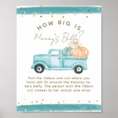Blue Pumpkin Truck Ratgeber Mama Belly Duschspiel Poster (Vorne)