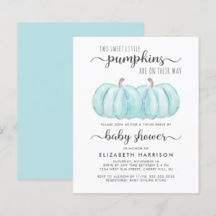 Blue Pumpkin Twin Boys Drive by Baby Shoofer