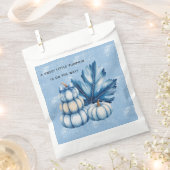 Blue Pumpkin und Leaf Boy Baby Dusche Geschenktütchen (Ausgeschnitten)