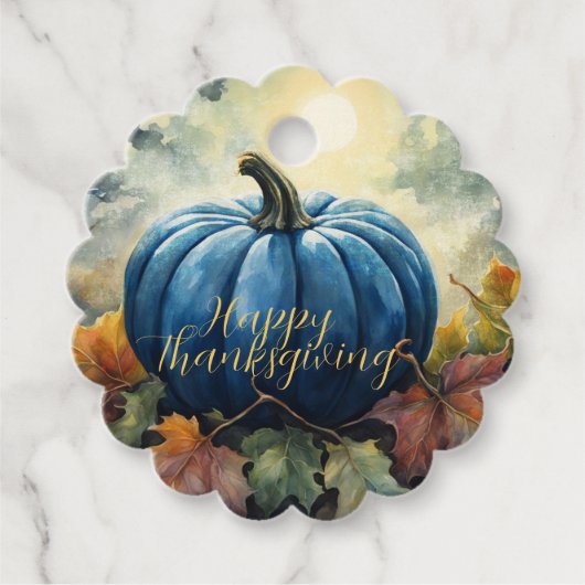 Blue Pumpkin - Verpackung Geschenkanhänger (Vorderseite)