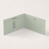 Blue Pumpkin - Visitenkarte Visitenkarten (Innenseite)