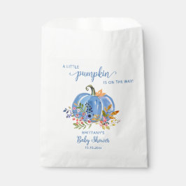 Blue Pumpkin Whimsical Baby Shower Geschenktütchen