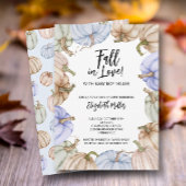 Blue Pumpkins Baby Dusche Einladung