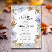 Blue Pumpkins Boy Baby Dusche Einladung