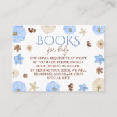 Blue Pumpkins Fall Baby Duschbücher für Baby Begleitkarte (Vorderseite)