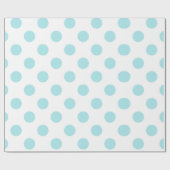 Blue Punkt Baby Dusche Geschenkpapier (Flach)