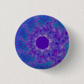 Blue Purity Sunburst Button (Vorderseite)