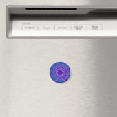 Blue Purity Sunburst Magnet (In Situ (Geschirrspüler))