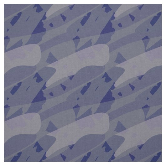 Blue Purple camo abstract Stoff (Muster)