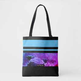 Blue&Purple Field: Tasche