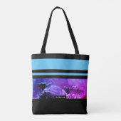 Blue&Purple Field: Tasche (Rückseite)